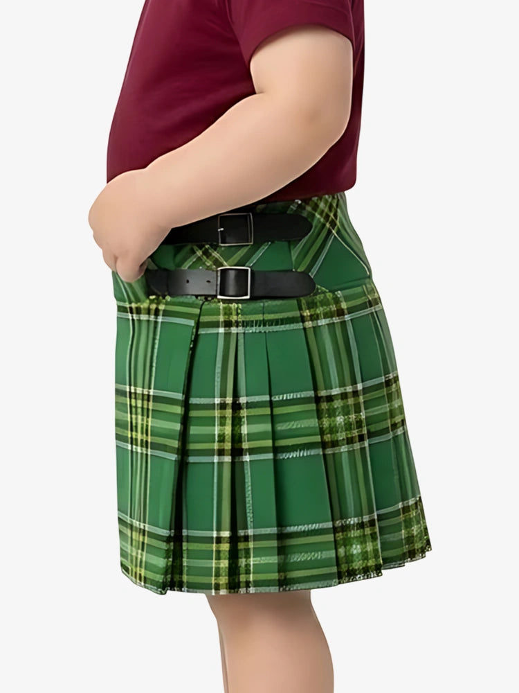 Falda verde irlandesa premium