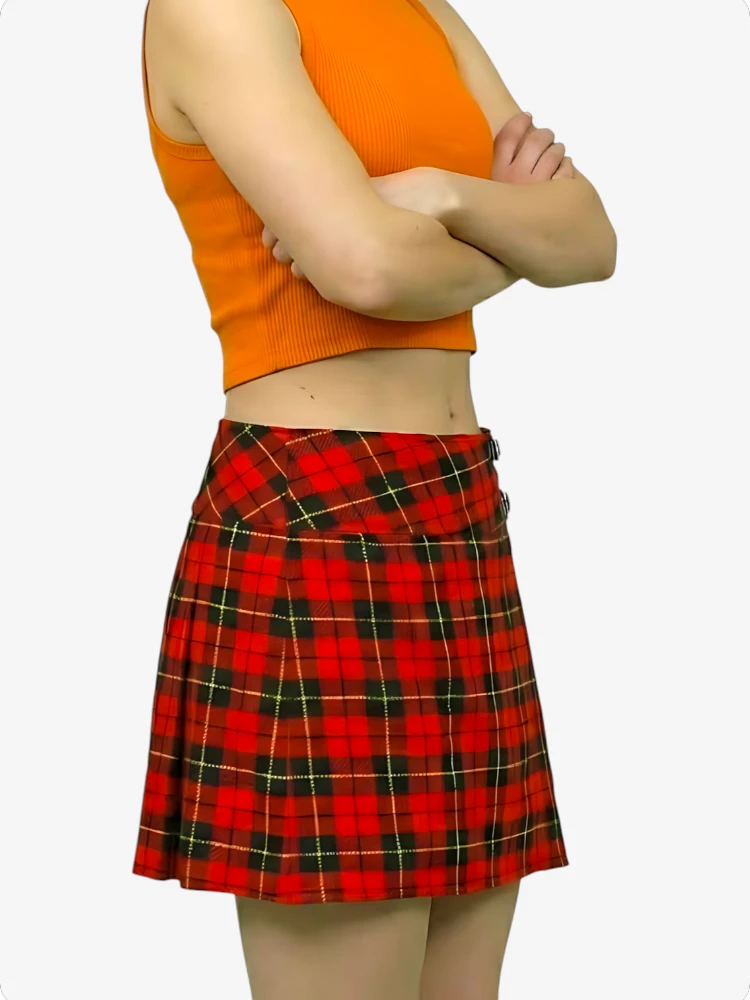 Kilt Tartan Wallace Premium para Mujer