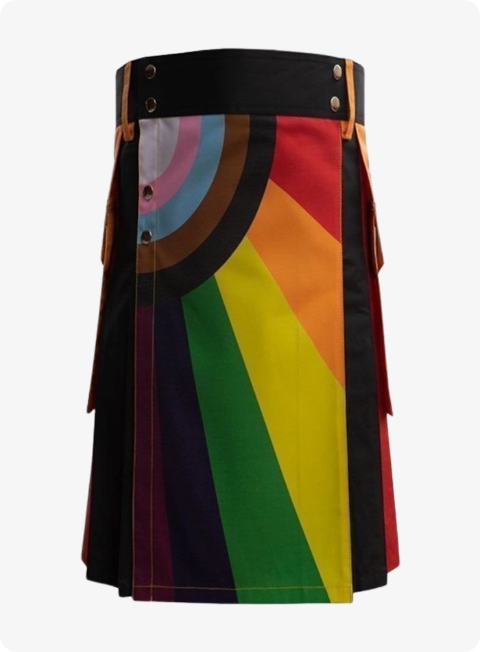 Custom Made Rainbow Fashion Kilt