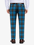 Ramsay Blue Tartan Trouser Back