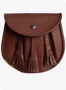 Rob Roy Brown Leather Sporran