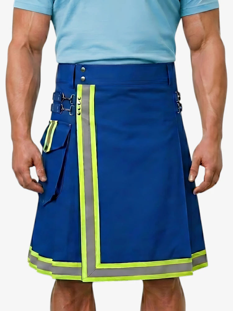 Kilt Utility Bombero Azul Real