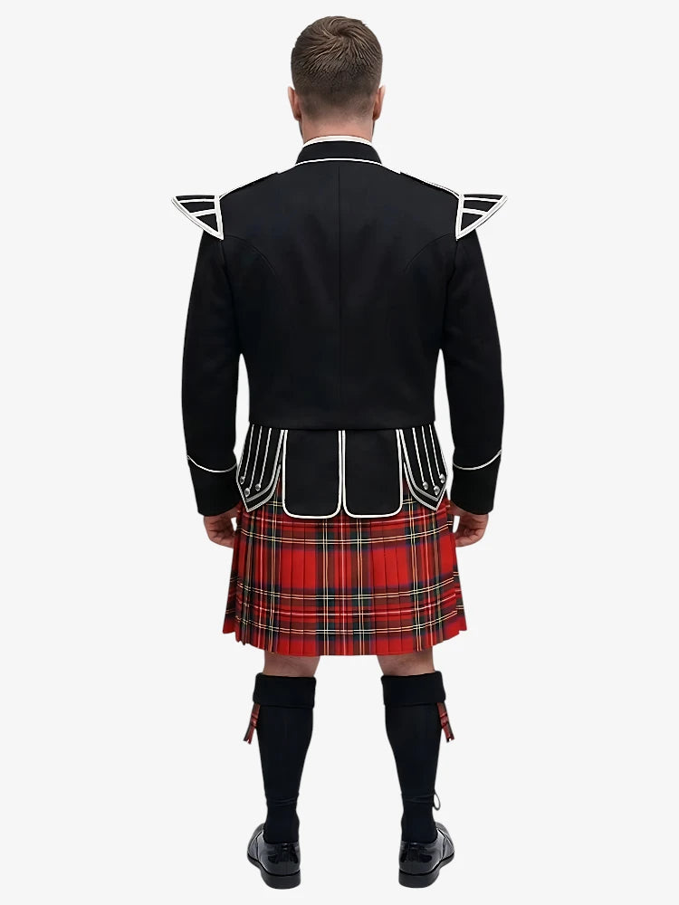 Conjunto Kilt Doublet en tartán Royal Stewart
