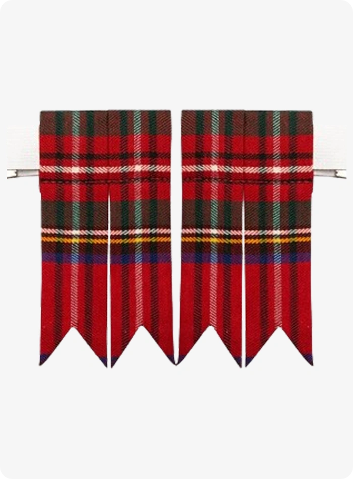 Royal Stewart Tartan Kilt Flashes