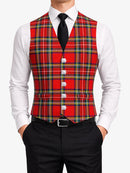 Royal Stewart Tartan Waistcoat Front