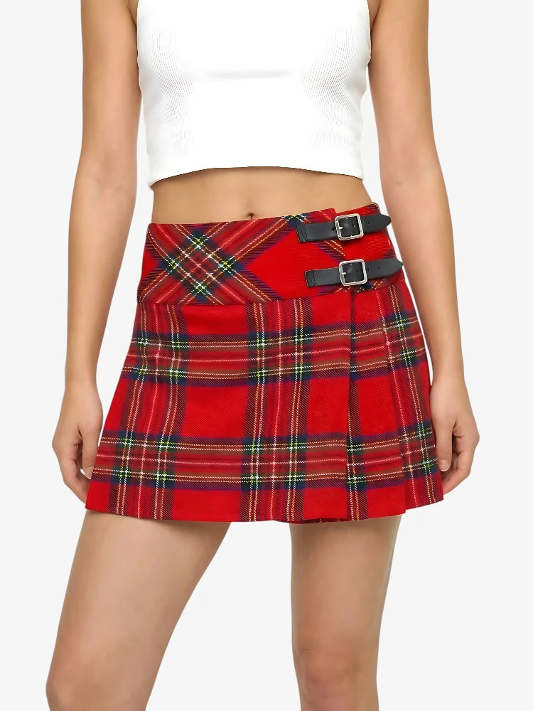 Kilt Tartan Royal Stewart para Mujer