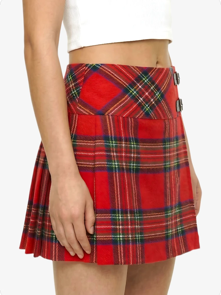 Kilt Tartan Royal Stewart para Mujer