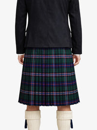 Scottish National Tartan Kilt Model Back