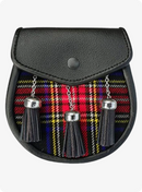 Stylish Royal Stewart Tartan Sporran
