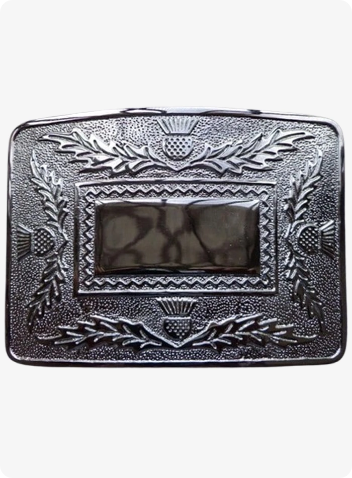 Custom Made Scottish Thistle Kilt Belt Buckle