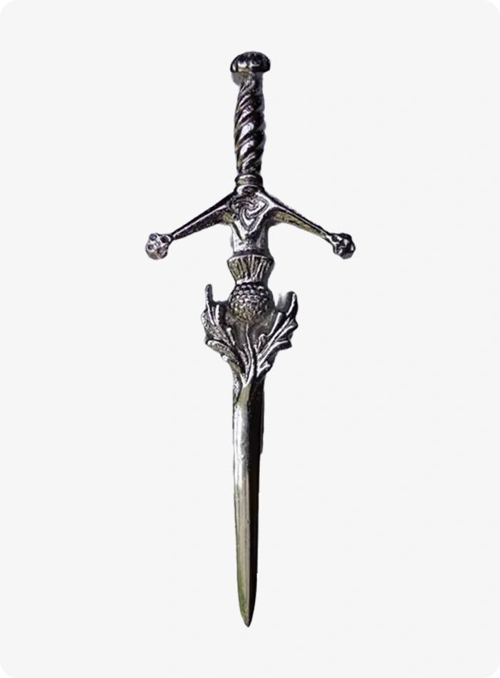 Custom Made  Kilt Thistle Pin