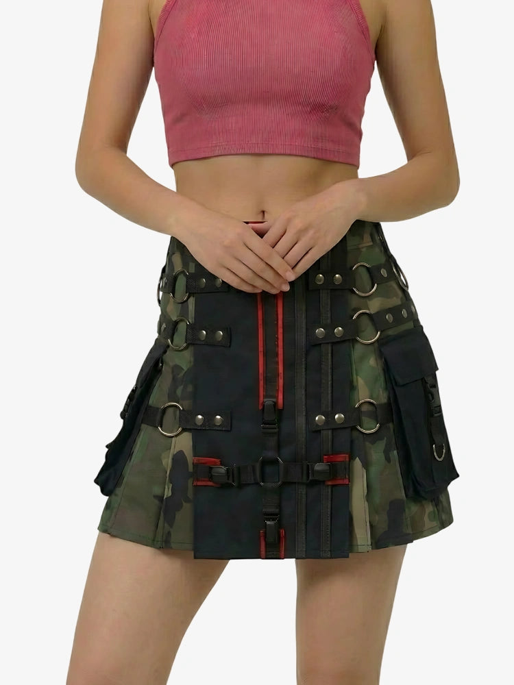 Kilt Utility Camuflaje para Mujer