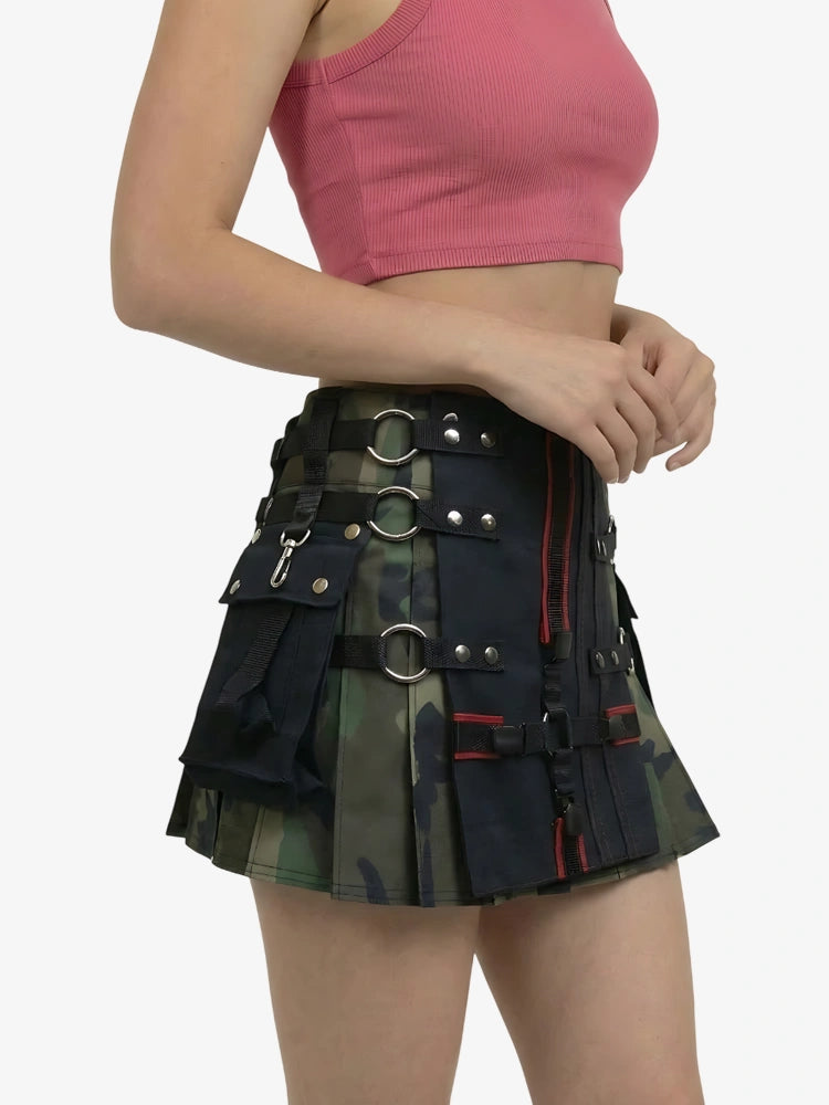 Kilt Utility Camuflaje para Mujer