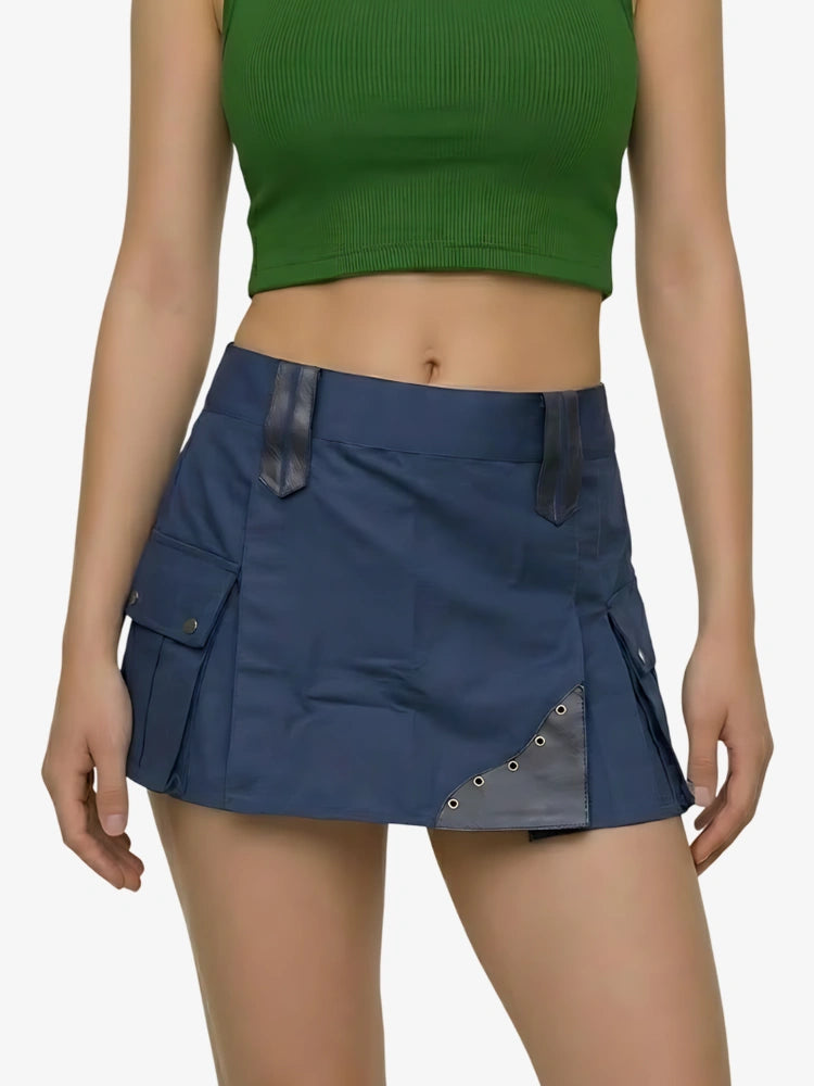 Kilt Utility Azul Oscuro para Mujer