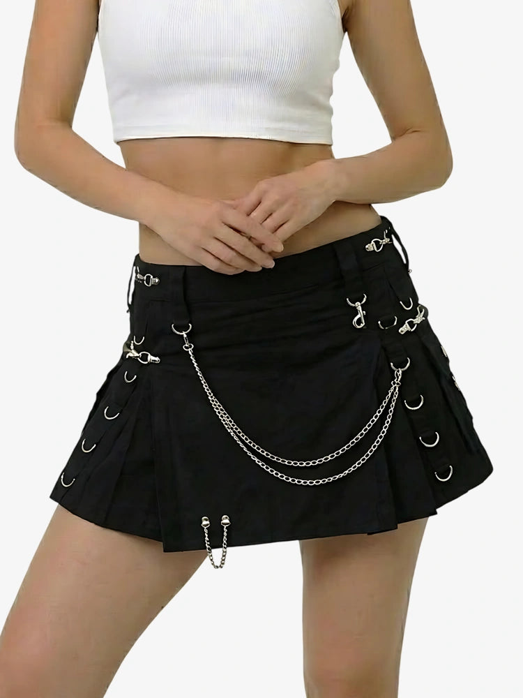Kilt utility gótico grand para mujer