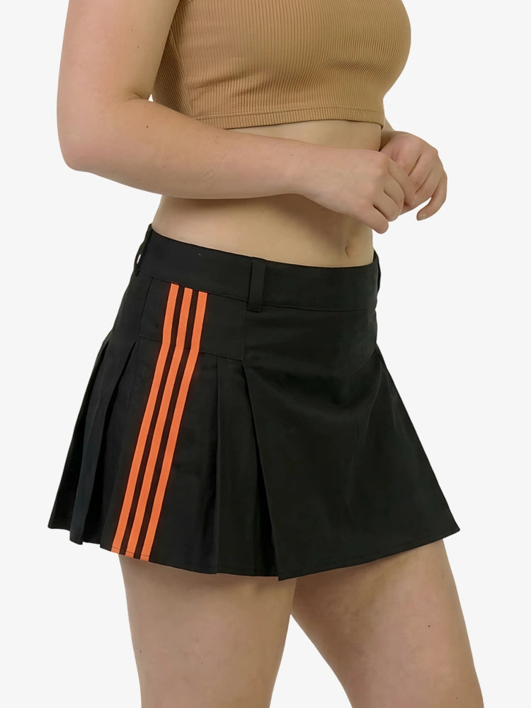 Kilt moderno de bombero negro para mujer