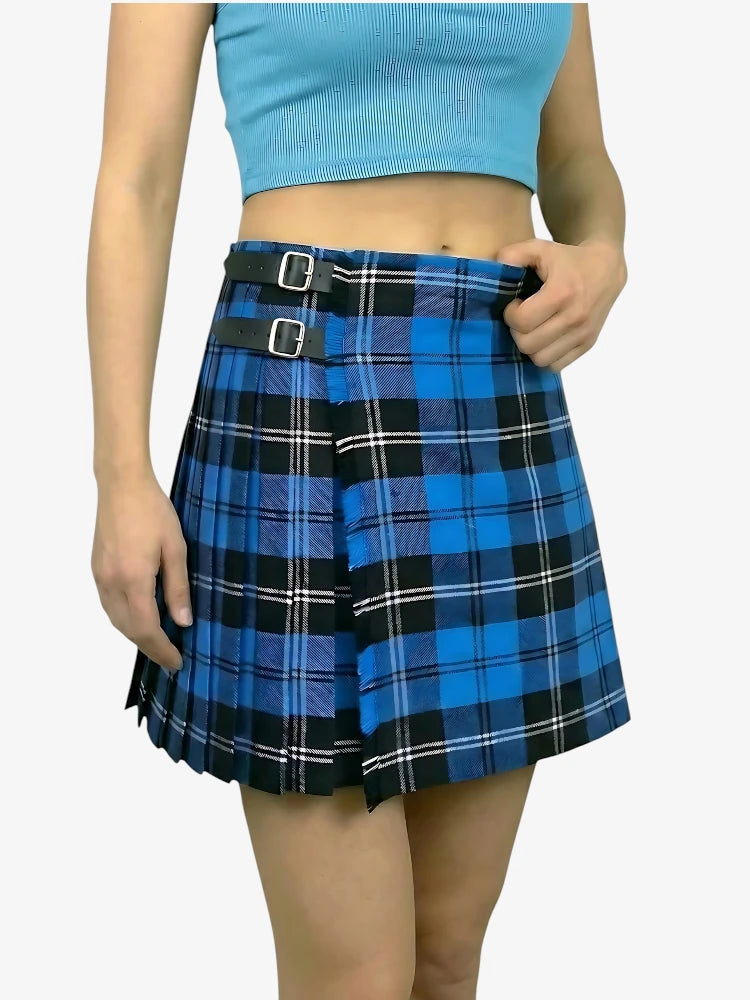 Kilt Tartan Ramsay Azul para Mujer